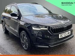 Black magic pearl effect Used 2023 Skoda Karoq SportLine SUV | £23,695 (Fair price)