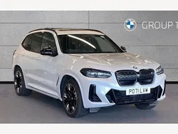 Mineral white Used 2021 BMW iX3 M Sport SUV | £29,950 (Expensive)