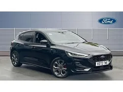 Black Used 2022 Ford Focus ST-Line Hatchback | £15,541 (Fair price)