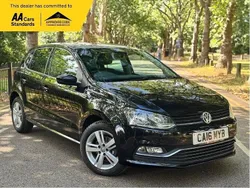 Black Used 2016 VW Polo Match Hatchback | £9,450 (Fair price)