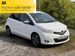 White Used 2013 Toyota Yaris Multidrive S Hatchback | £9,290 (A bit pricey)
