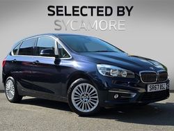 Imperial blue Used 2017 BMW 218 Luxury Line MPV | £11,495 (Fair price)