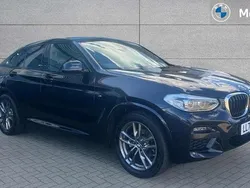 Black Used 2020 BMW X4 M Sport SUV | £25,235 (Fair price)