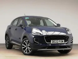 Blue Used 2022 Ford Puma Titanium Hatchback | £16,998 (Good price)