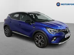 Blue/black Used 2022 Renault Captur Techno SUV | £14,449 (Fair price)