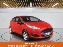 Red Used 2015 Ford Fiesta Zetec Hatchback | £3,749 (Fair price)