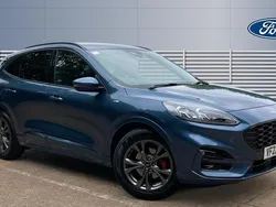 Blue Used 2022 Ford Kuga ST-Line SUV | £20,278 (Fair price)