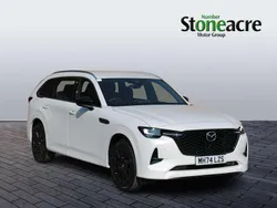 White New 2025 Mazda CX-80 Homura-Line SUV | £41,990 (Super price)