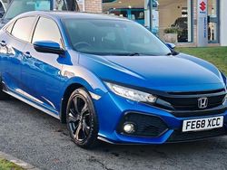 Blue Used 2018 Honda Civic Sport Plus Hatchback | £15,995 (Fair price)