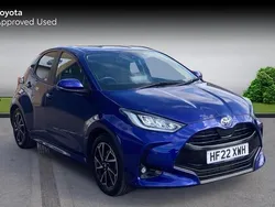 Juniper blue Used 2022 Toyota Yaris Hybrid Design | £15,223 (Good price)