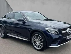 Blue Used 2018 Mercedes GLC250 AMG Line Premium Coupe | £21,337 (Fair price)