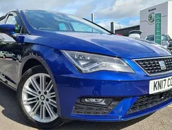 Blue Used 2017 Seat Leon XCELLENCE Hatchback | £9,195 (Fair price)