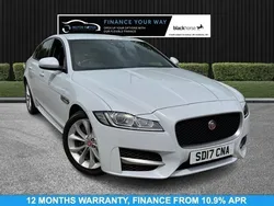 White Used 2017 Jaguar XF R-Sport Sedan | £9,995 (Fair price)