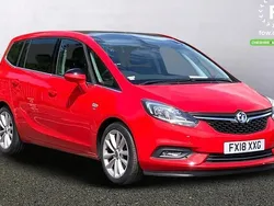 Red Used 2018 Vauxhall Zafira Tourer Elite MPV | £12,399 (Expensive)