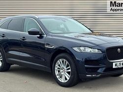 Blue Used 2019 Jaguar F-Pace Portfolio SUV | £22,490 (Fair price)