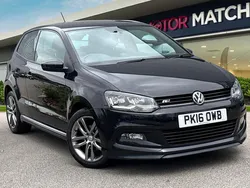 Black Used 2016 VW Polo R-line Hatchback | £7,790 (Fair price)