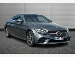Grey Used 2020 Mercedes C220 AMG line Coupe | £17,550 (Fair price)