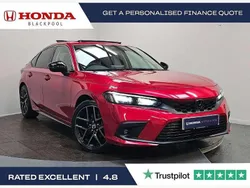Premium crystal red Used 2023 Honda Civic Advance Hatchback | £31,995 (Expensive)