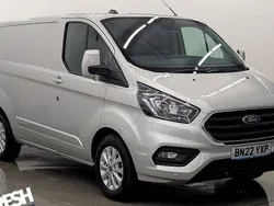 Moondust silver (metallic paint) Used 2022 Ford Transit Custom Limited Van | £12,290 (Super price)