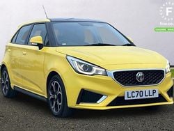 Yellow Used 2020 MG MG3 Exclusive Hatchback | £8,099 (Good price)
