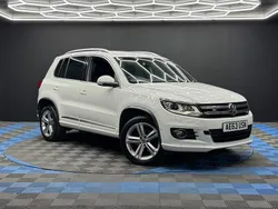 White Used 2013 VW Tiguan R-line SUV | £7,490 (Fair price)