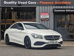 White Used 2018 Mercedes CLA200 AMG line Sedan | £15,390 (Fair price)