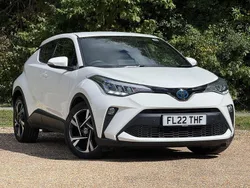 Pure white Used 2022 Toyota C-HR Design SUV | £18,680 (Fair price)