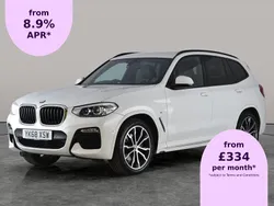 White Used 2018 BMW X3 M Sport SUV | £20,221 (Fair price)