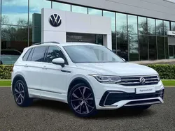 Pure white Used 2023 VW Tiguan R-line SUV | £28,794 (Fair price)