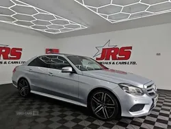 Silver Used 2014 Mercedes E220 AMG Sedan | £6,950 (Fair price)