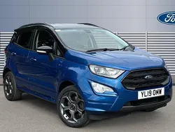 Blue Used 2019 Ford Ecosport ST-Line SUV | £9,831 (Fair price)