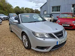Diamond silver metallic Used 2010 Saab 9-3 Cabriolet Aero Cabriolet | £7,995