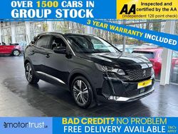 Black Used 2021 Peugeot 3008 Allure Premium SUV | £14,895 (Fair price)