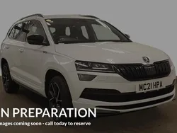 White Used 2021 Skoda Karoq SportLine SUV | £20,670 (Fair price)