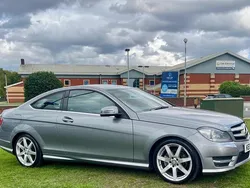 Silver Used 2015 Mercedes C220 Sport Edition Coupe | £5,450