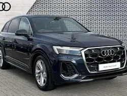 Blue Used 2025 Audi Q7 S-Line SUV | £54,990 (A bit pricey)