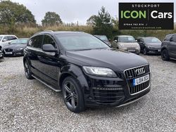 Black Used 2014 Audi Q7 S-Line SUV | £9,599 (Fair price)