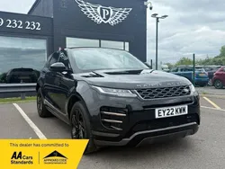 Black Used 2022 Land Rover Range Rover evoque R-Dynamic SUV | £25,995 (Good price)