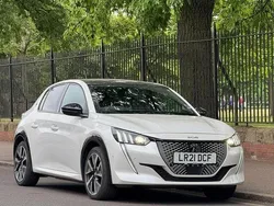 White Used 2021 Peugeot e-208 Premium Hatchback | £11,990 (Fair price)