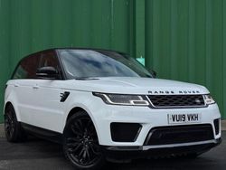 White Used 2019 Land Rover Range Rover Sport HSE SUV | £27,995 (Fair price)