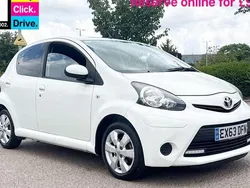 White Used 2013 Toyota Aygo Style Hatchback | £2,669 (A bit pricey)