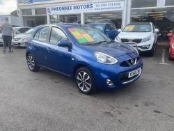 Blue Used 2016 Nissan Micra Tekna Hatchback | £4,995 (Fair price)