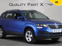Blue Used 2021 Skoda Karoq SE SUV | £14,779 (Fair price)