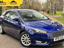 Blue Used 2015 Ford Focus Titanium Hatchback | £7,650 (Good price)