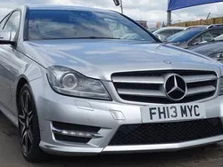 Silver Used 2013 Mercedes C250 AMG Coupe | £4,795 (Super price)