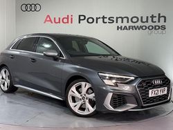 Grey Used 2021 Audi S3 Sportback Advanced Hatchback | £29,690 (Fair price)