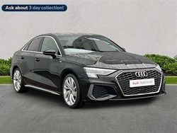 Black Used 2022 Audi A3 Comfort Sedan | £25,155 (Fair price)