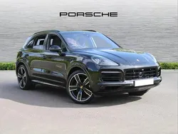 Black Used 2023 Porsche Cayenne Platinum Edition SUV | £68,950 (A bit pricey)