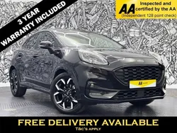 Black Used 2022 Ford Puma ST-Line X SUV | £16,745 (Fair price)