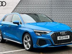 Blue Used 2021 Audi A3 S-Line Hatchback | £20,145 (Fair price)